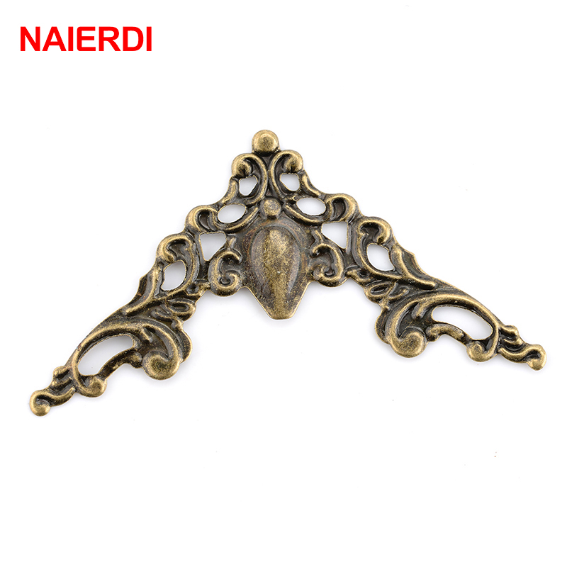 Furniture Hardware Photos - NAlERDI Metall Box Antike Ecke Klammern