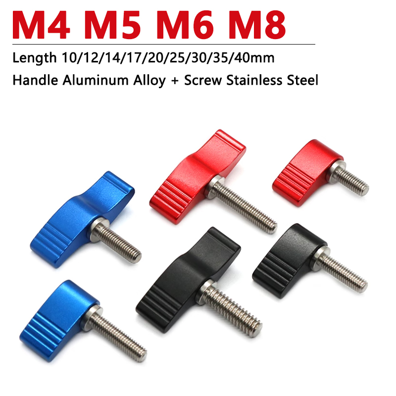 Barrel Bolt Slide - 1pc M4 M5 M6 M8 Rändelschrauben