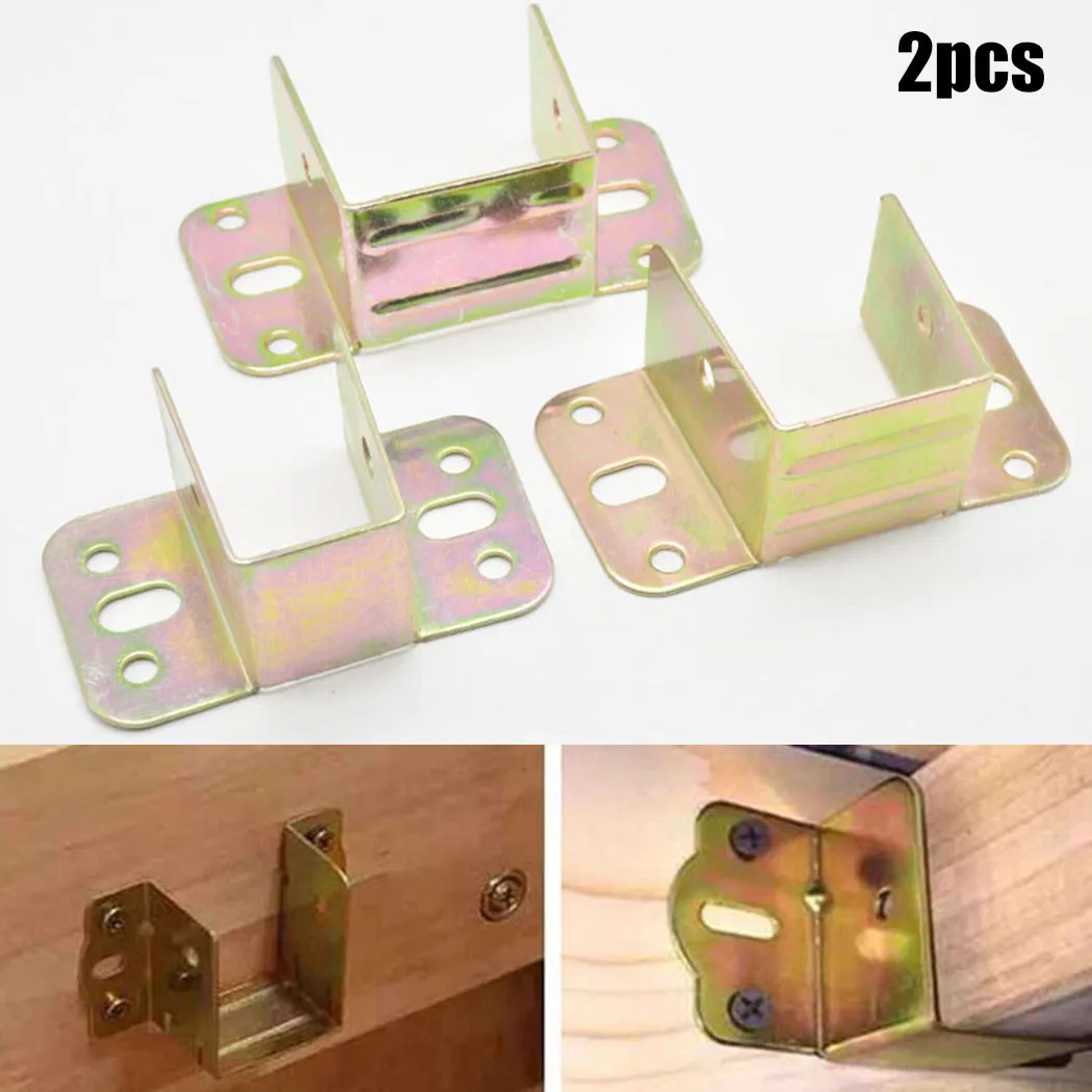 Furniture Hook Hardware - 2 stücke U Förmigen Metall Bett