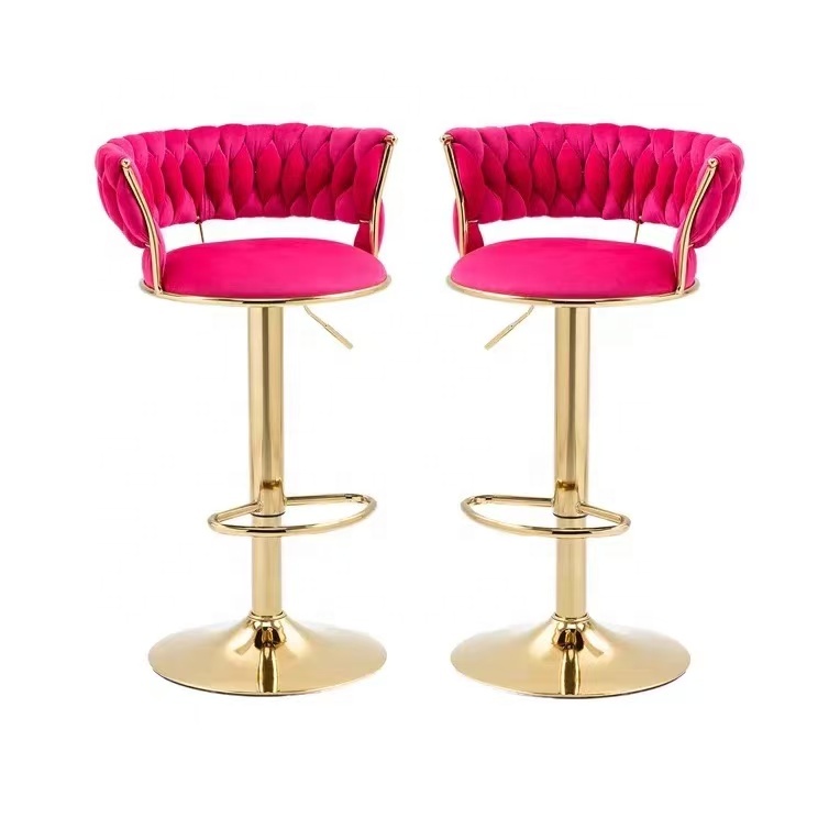 Furniture Hardware Wholesale - eb-Großhandel Verstellbarer Edelstahl-Barhocker mit Gaslift, Drehbar,