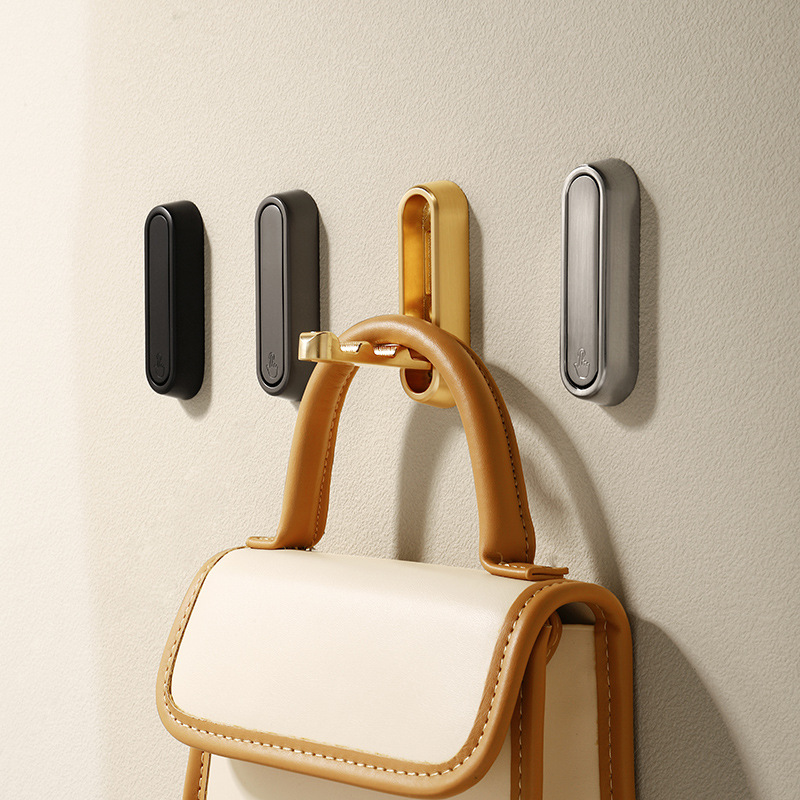 Furniture Hook Hardware - Moderne einfache Wandhaken faltbare Kleiderhaken Zinklegierung