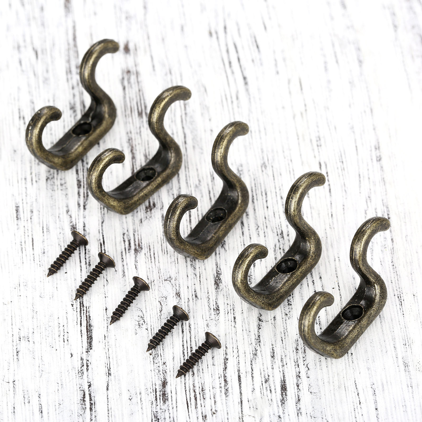 Furniture Hook Hardware - 5 Stück 34*21mm Wandhaken Möbel-Türhaken Wandhänger