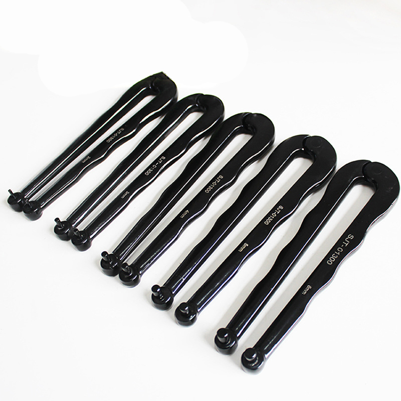 Barrel Bolt Slide - Verstellbarer Stifttyp-Gesichtsschlüssel aus Stahl mit schwarzer