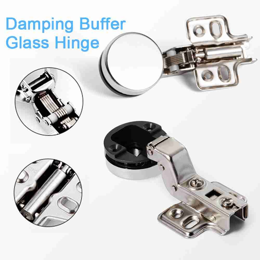 Furniture And Hardware Supplies - 2 Stück Innenverbindungsbeschläge Glastürscharnier Schrankscharnier-Clip Möbelzubehör