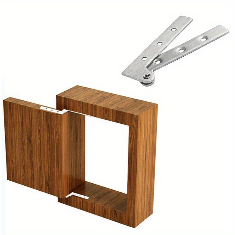 Furniture And Hardware Supplies - 5 Stück Edelstahl-Anschluss, Türscharnier für Küchenschrank,