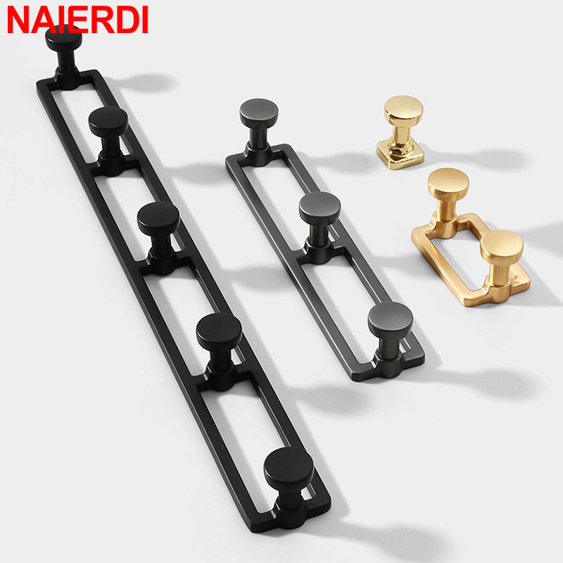 Furniture Hook Hardware - NAIERDI Wandbehang, Einzelhaken, Zinklegierung, 5, doppelter