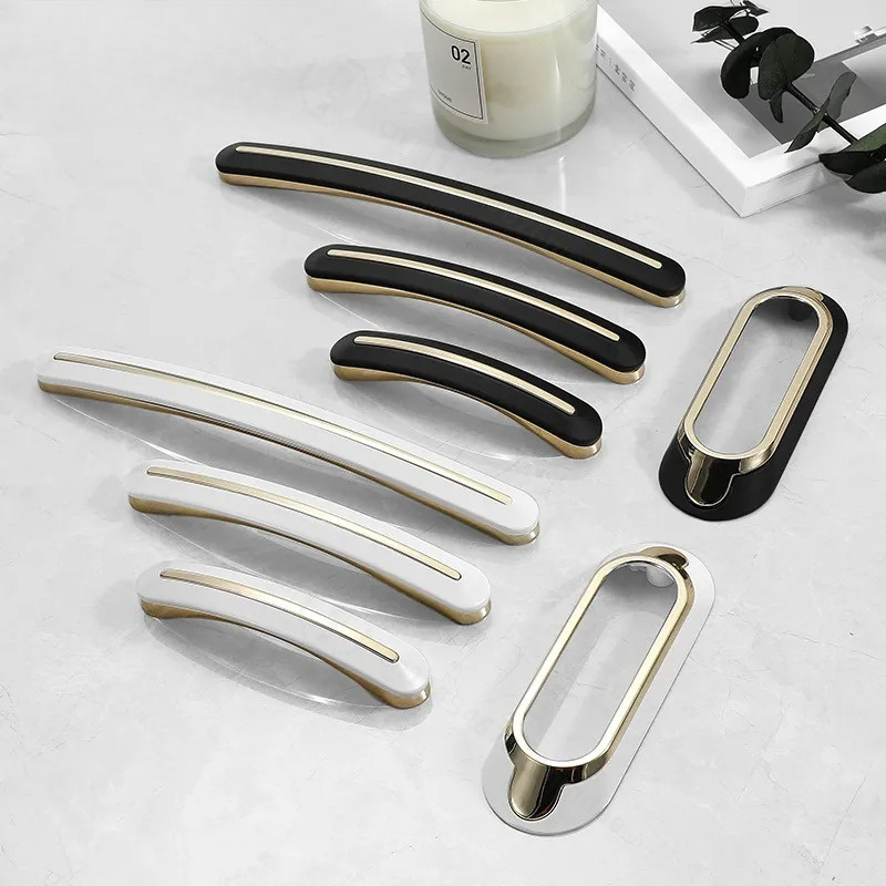 Furniture Hardware Wholesale - Moderne, schlichte Schrankgriffe aus Zinklegierung, luxuriöse
