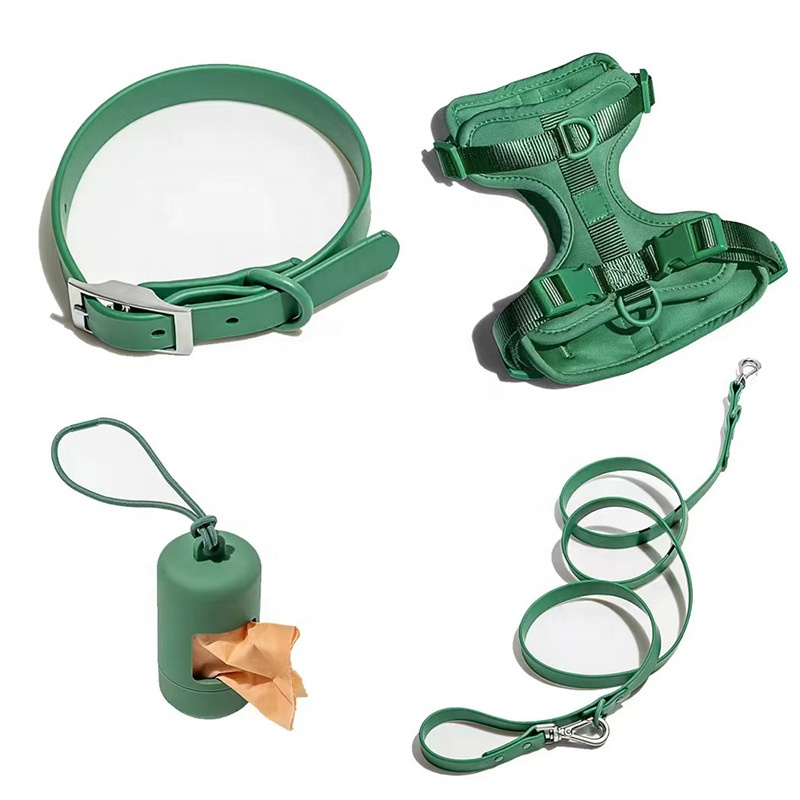 Furniture Hardware Logo - Personalisiertes Luxus-Hundegeschirr-Set aus PVC und Neopren