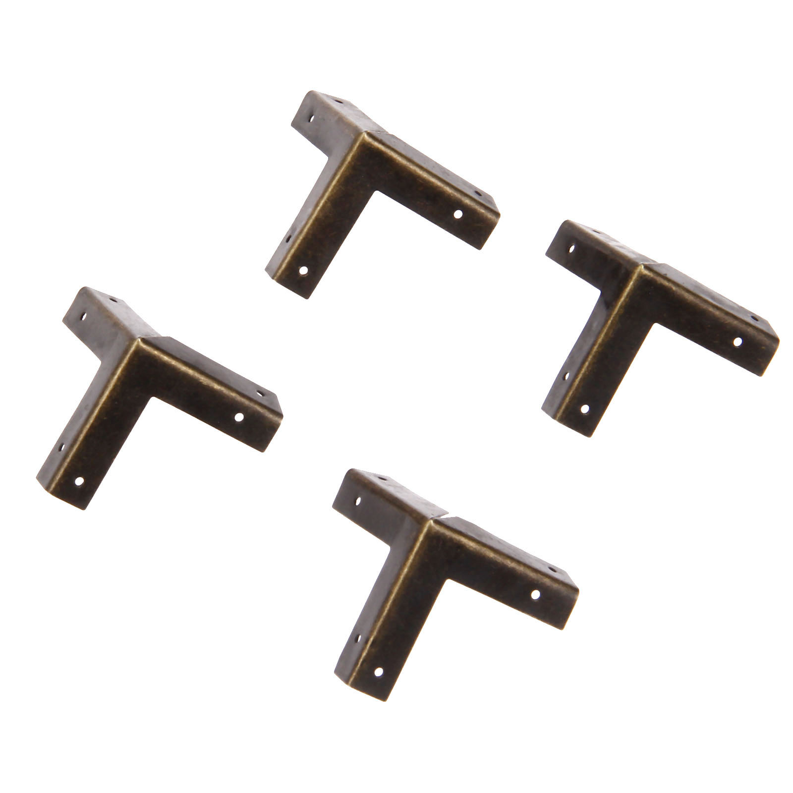 DRELD 4 Stück Antik-Bronze-Eck – Furniture Hardware Antique Bewertung und Preis