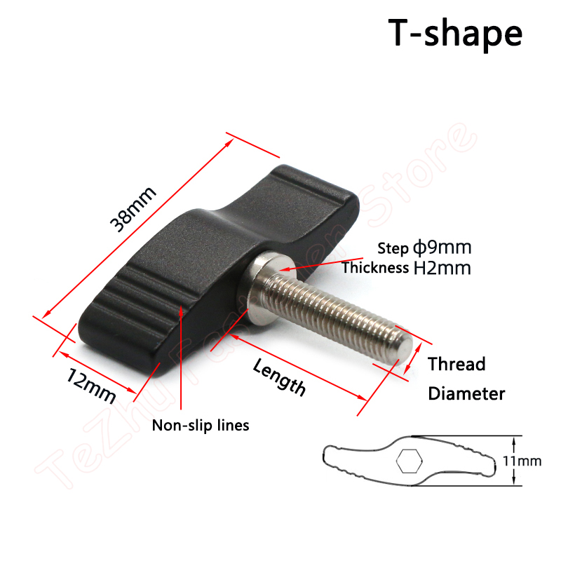 1pc M4 M5 M6 M8 Rändelschraube – Barrel Bolt Slide Bewertung und Preis