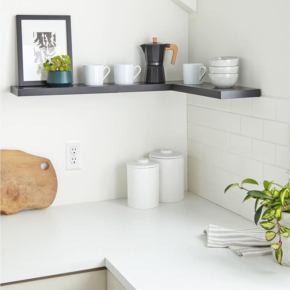 Holz hängende Lager regal lang – Shelf Bracket Pair Bewertung und Preis