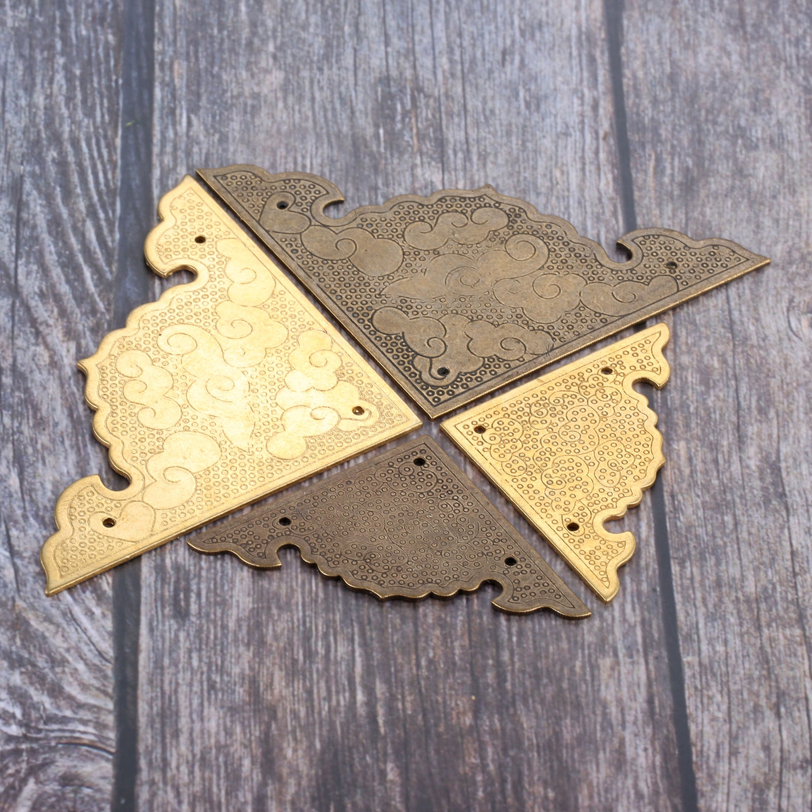 2 Stück Antik Bronze/Messing K – Furniture Hardware Antique Bewertung und Preis