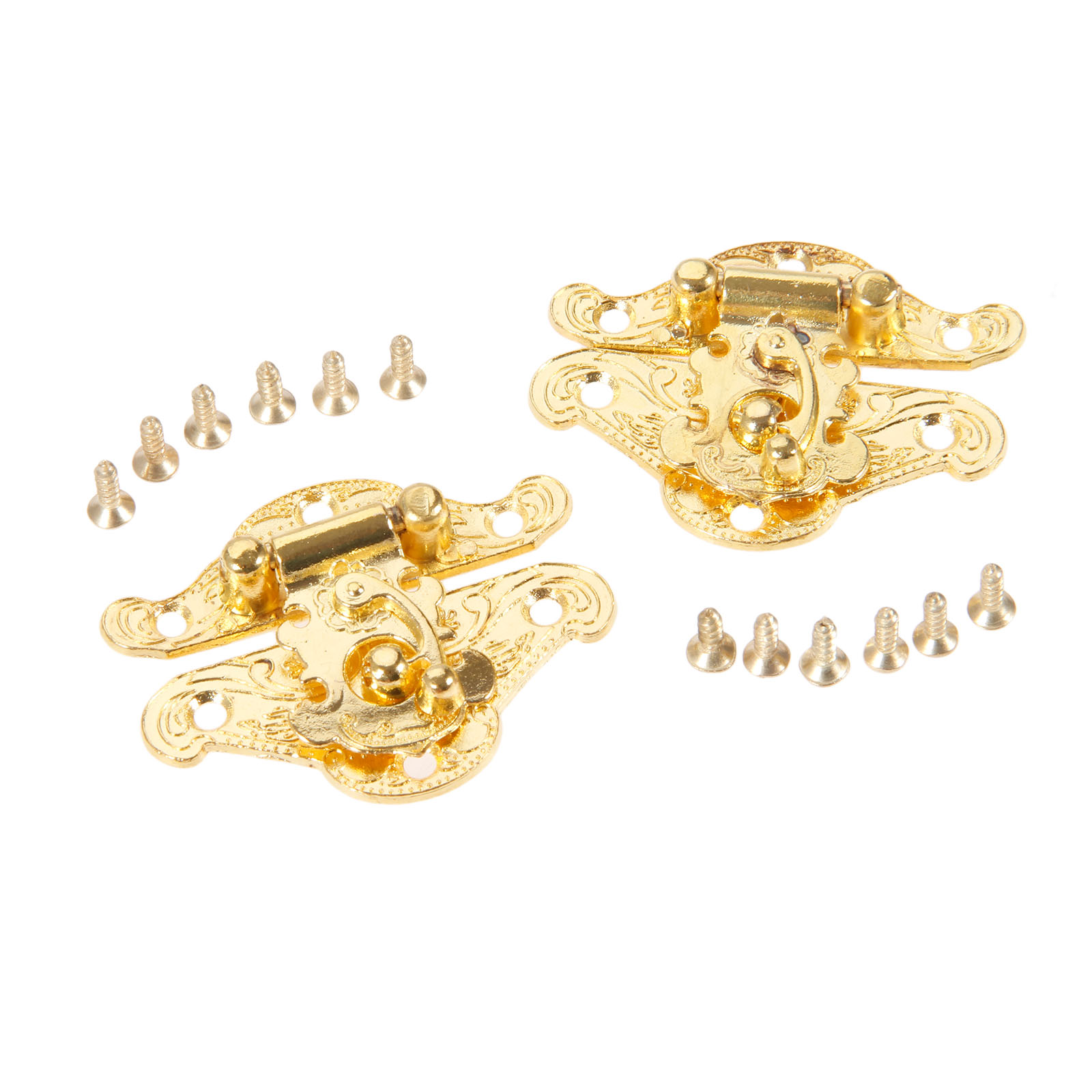 DRELD 2Pcs Antike Gold Box Lat – Furniture Hardware Antique Bewertung und Preis
