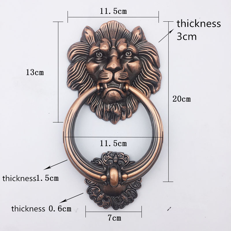 Antiker Bronze-Löwenkopf-Türkl – Furniture Hardware Antique Bewertung und Preis