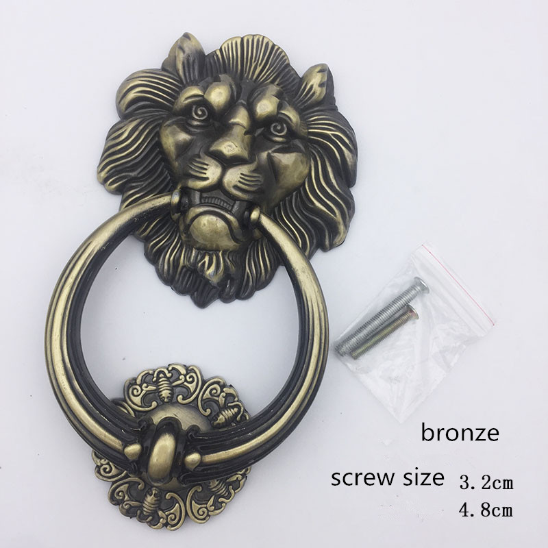 Antiker Bronze-Löwenkopf-Türkl – Furniture Hardware Antique Bewertung und Preis
