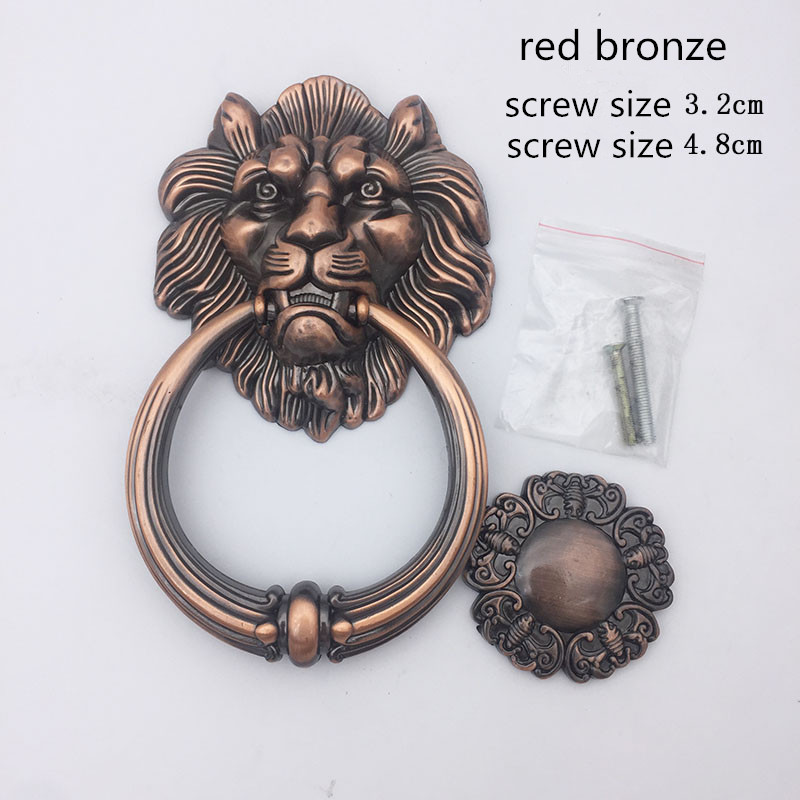 Antiker Bronze-Löwenkopf-Türkl – Furniture Hardware Antique Bewertung und Preis
