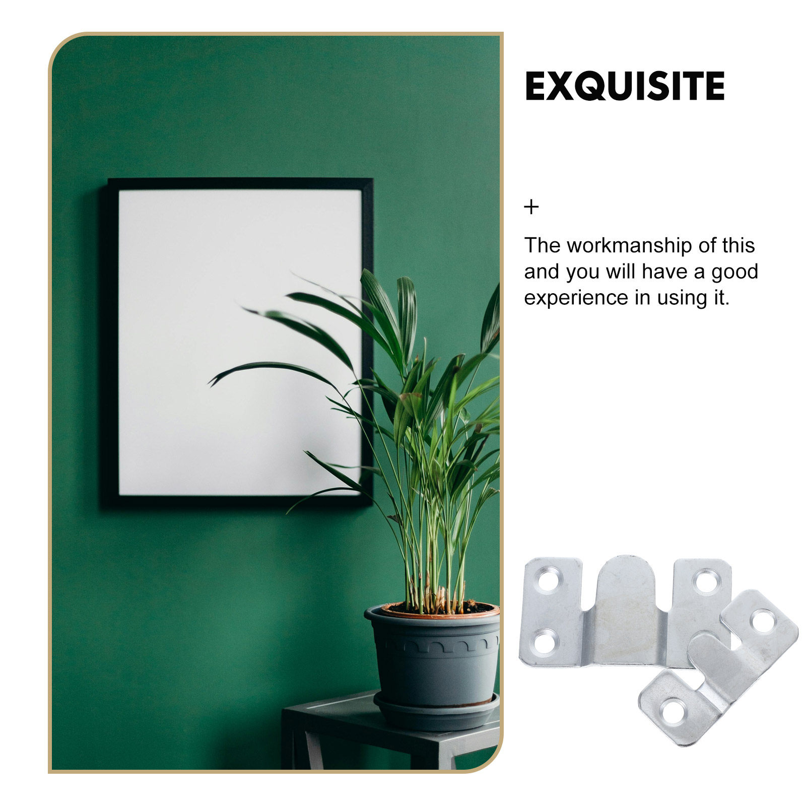 4 Stück robuste Bilderaufhänge – Furniture Hardware Photos Bewertung und Preis