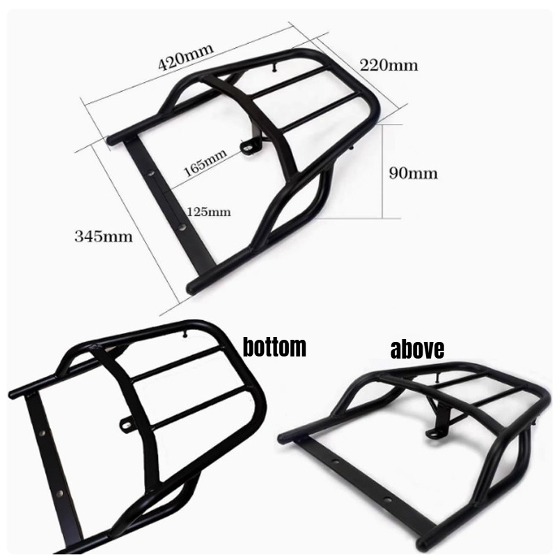 CC 110 Motorrad Zubehör Schwar – Shelf Bracket Pair Bewertung und Preis