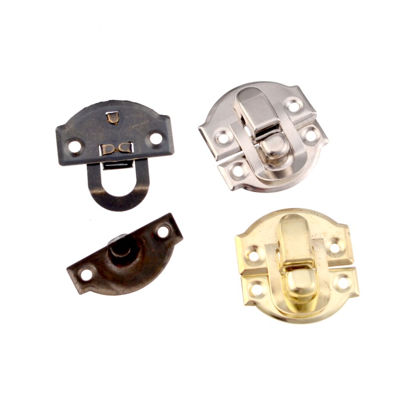 Antike Messing Holz Fall haspe – Furniture Hook Hardware Bewertung und Preis
