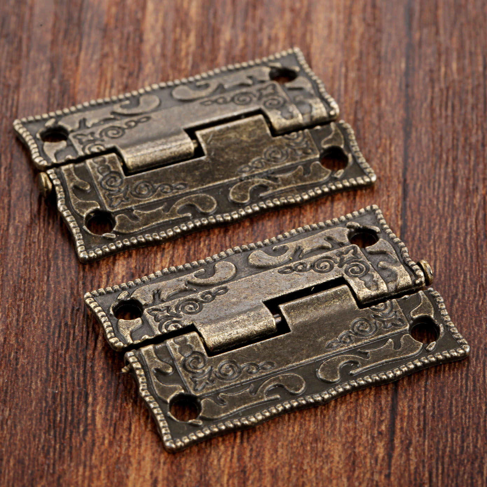 2 stücke Antike Bronze Scharni – Furniture Hardware Antique Bewertung und Preis