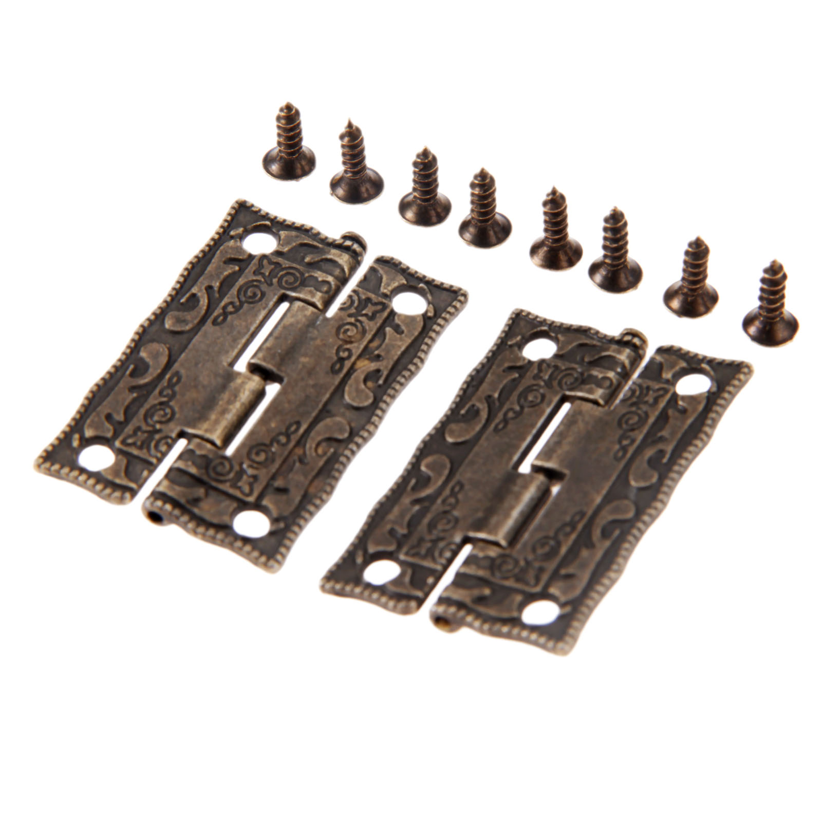 2 stücke Antike Bronze Scharni – Furniture Hardware Antique Bewertung und Preis