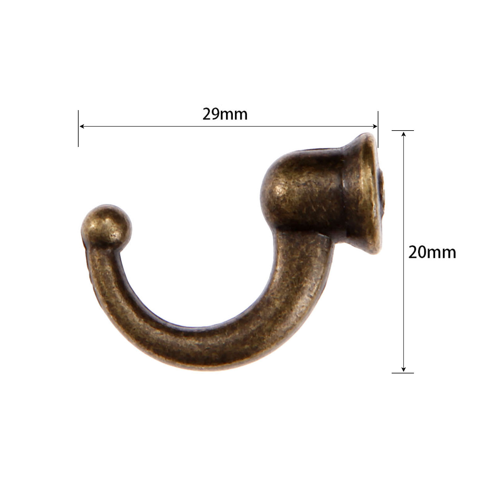 20 stücke 29*20*12mm Antike Br – Furniture Hook Hardware Bewertung und Preis