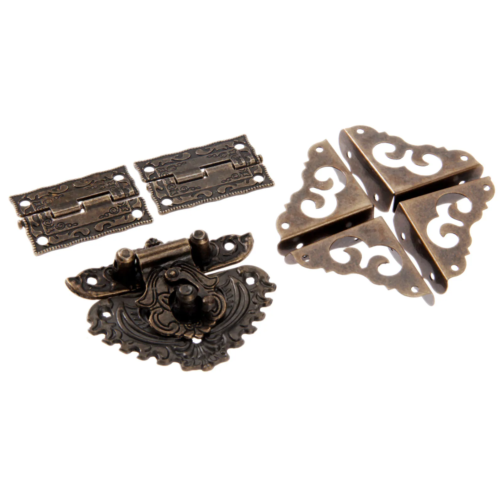 7 teile/satz Antike Bronze Vor – Furniture Hardware Antique Bewertung und Preis