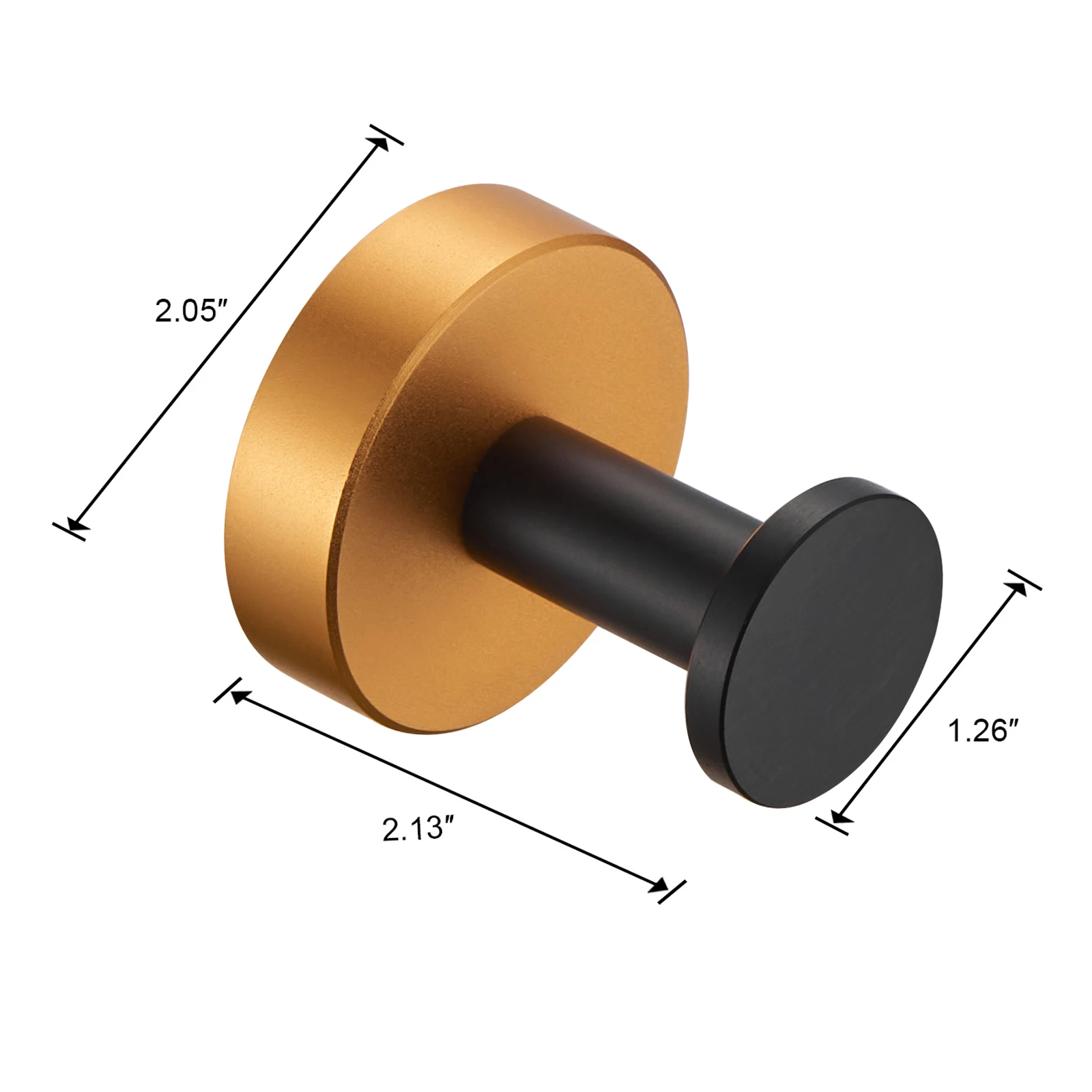 Kleiderhaken mit rundem Sockel – Furniture Hook Hardware Bewertung und Preis