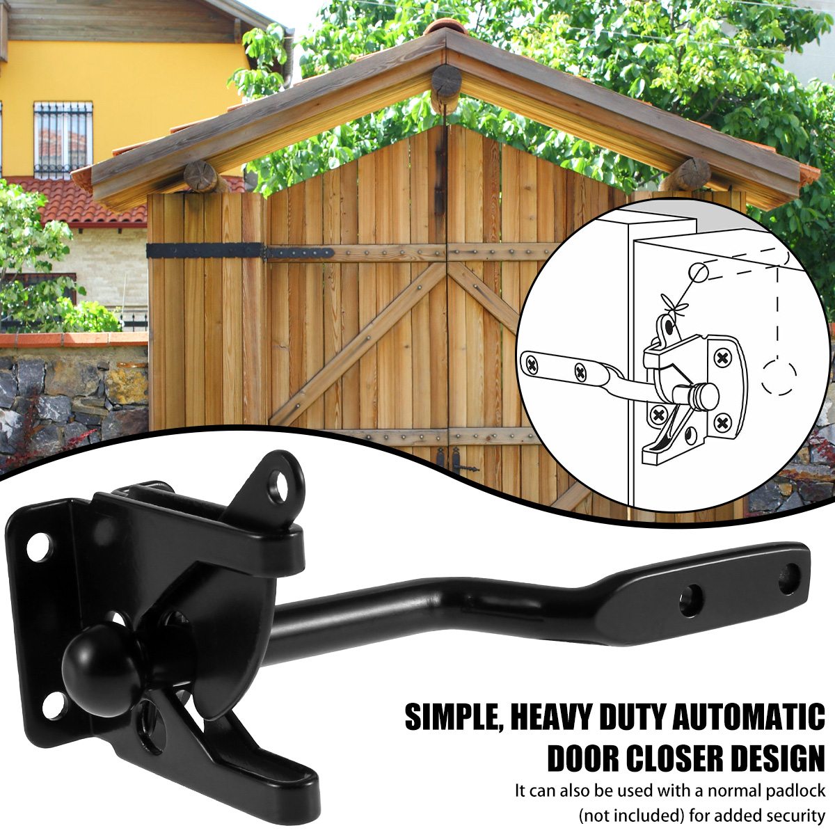 Selbstsicher nde Tor verriegel – Barrel Bolt Slide Bewertung und Preis