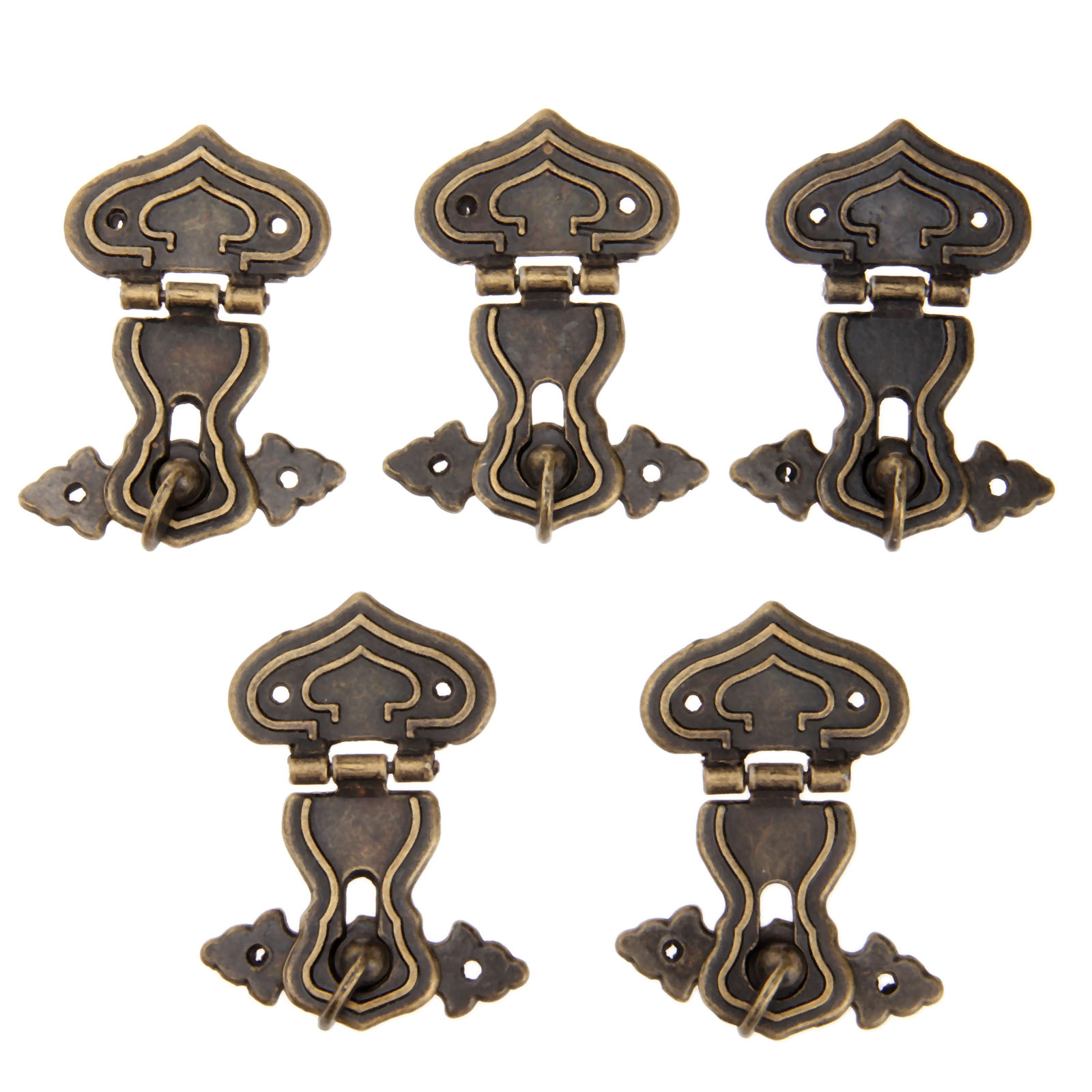 5Pcs 63x47mm Antike Metall Loc – Furniture Hardware Antique Bewertung und Preis