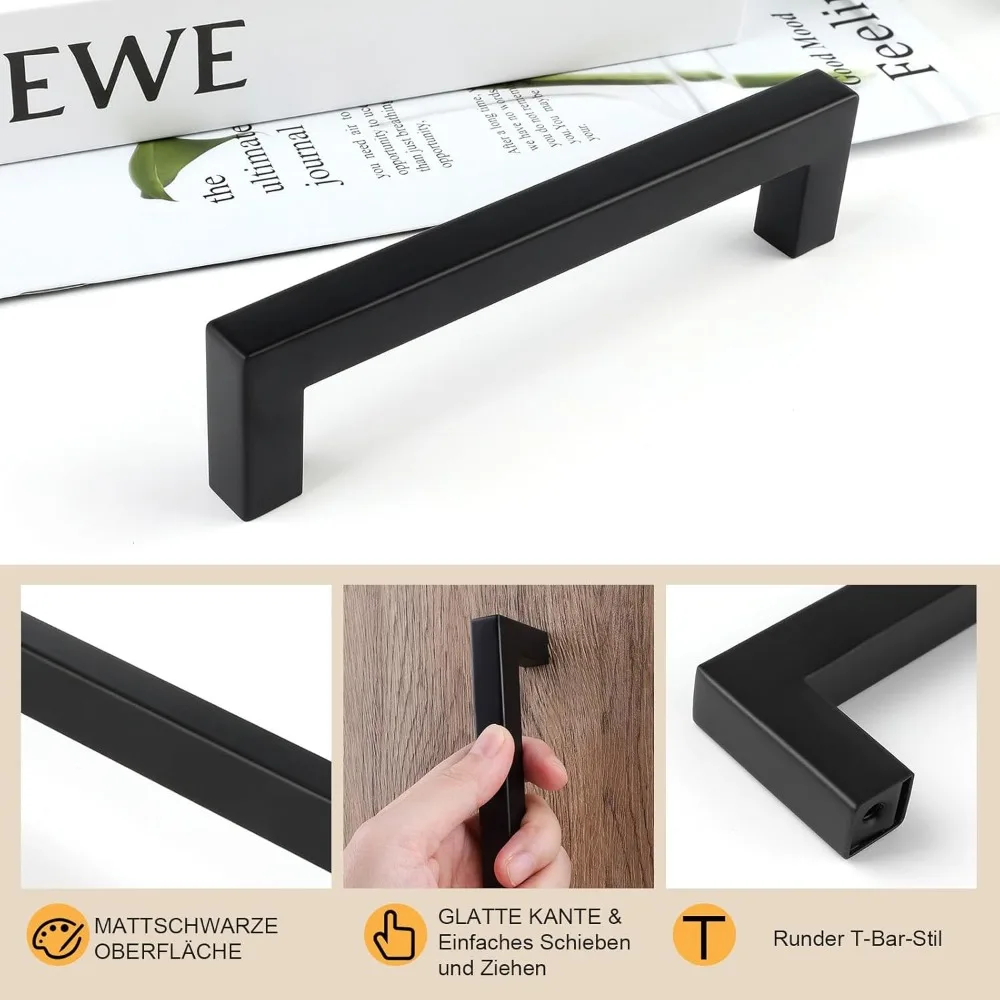 6/18 Stück Edelstahl quadratis – Furniture Hardware Restoration Bewertung und Preis