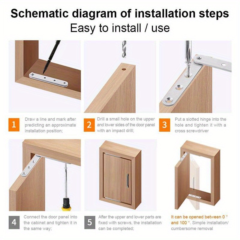5 Stück Edelstahl-Anschluss, T – Furniture And Hardware Supplies Bewertung und Preis