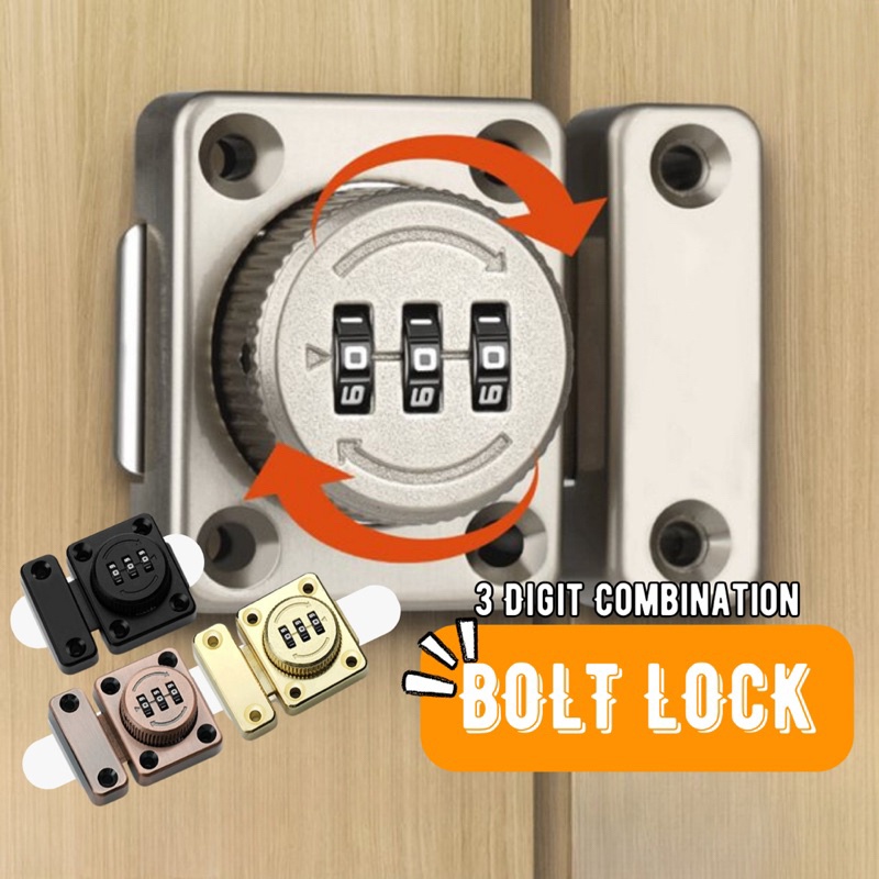 Heimsicherheit 3-stelliger Zah – Barrel Bolt Slide Bewertung und Preis