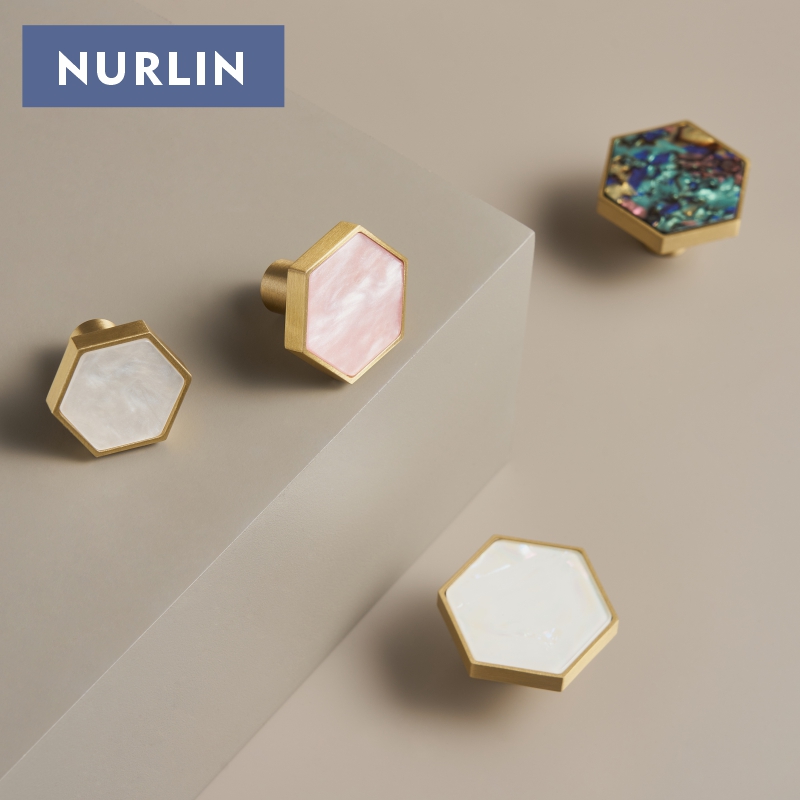 Nurlin Messing sechseckig weiß – Furniture Hook Hardware Bewertung und Preis