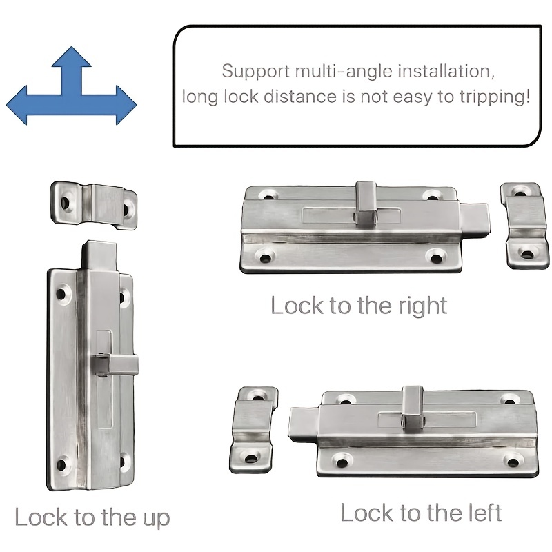 2/3/4 Zoll Edelstahl-Türriegel – Barrel Bolt Slide Bewertung und Preis